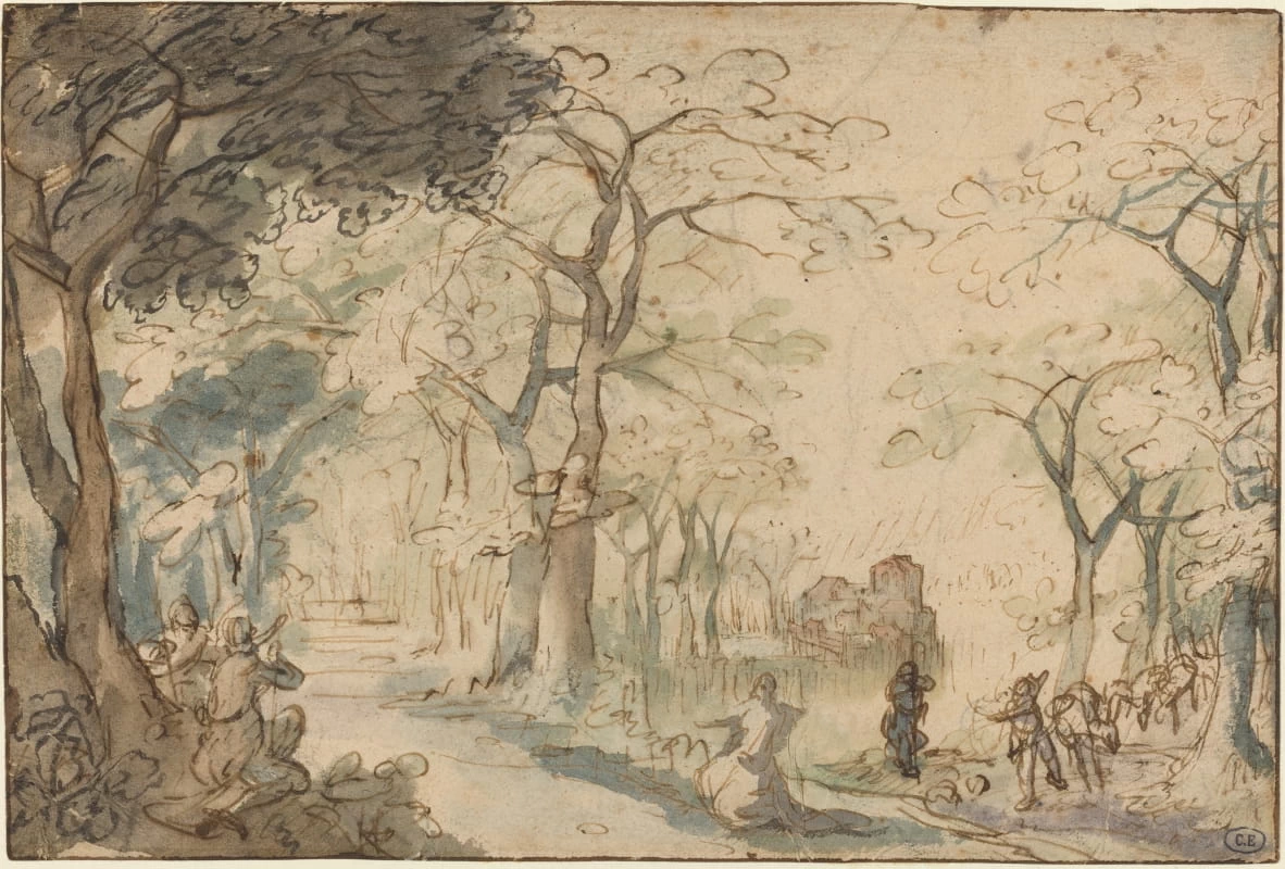 Paesaggio con Eliseo deriso - National Gallery of Arts